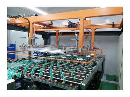 خط إنتاج زجاج مجلتن آلي  Automatic Laminated Glass Production Line