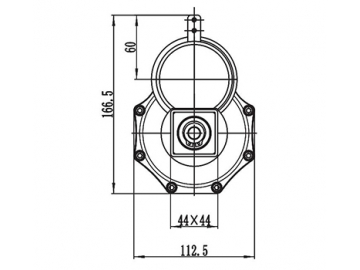 มอเตอร์ไดรฟ์ 180-250W สำหรับมอเตอร์แม่เหล็กถาวร DC มีแปรงถ่านซีรี่ส์ HQ068B1