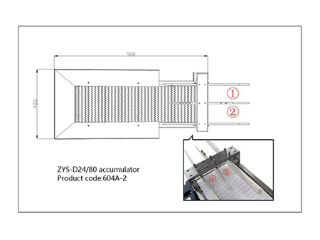 آلة تجميع البيض 604A Egg Accumulator