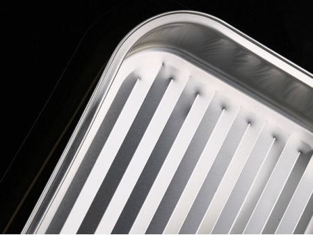 حافظة الطعام شكل بيضاوي مع غطاء (علبة حفظ الطعام من رقائق الألمنيوم مع غطاء) Oval Sealable Aluminum Foil Container