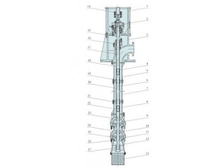 مضخة تربينية عمودية  Vertical Turbine Pump