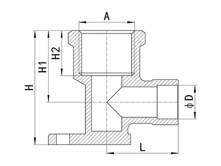 وصلات نهايات مواسير نحاسية HS340 HS340 Brass End-feed Fitting