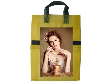 ماكينة صنع أكياس تسوق بلاستيكية مع مقبض حلقة أوتوماتيكية  Automatic Bottom Seal Loop Handle Bag Making Machine