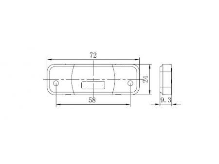 مصباح الجانب الخلفي للمركبات/ مصباح الوضع الخلفي للمركبات/ لمبة الطرف الخلفي  Rear Position Lamp/Rear End-Outline Marker Lamp