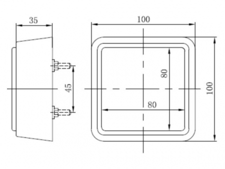 مصباح الجانب الخلفي للمركبات/ مصباح الوضع الخلفي للمركبات/ لمبة الطرف الخلفي  Rear Position Lamp/Rear End-Outline Marker Lamp