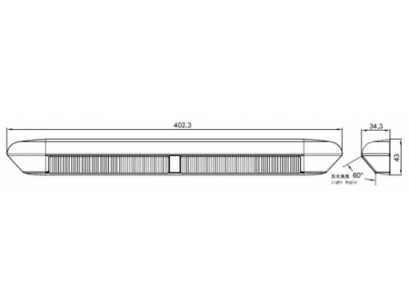 مصابيح ماركر ليد جانبية/ مصباح خارجي بإضاءة ليد Awning Entrance Lamp/Vehicle Side Light