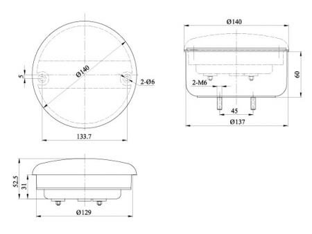 أضواء الرجوع للخلف ليد  LED Reverse Light