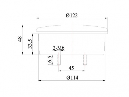 مصابيح ليد خلفية (أضواء الضباب والرجوع للخلف) LED Rear Combination Lamp (Fog/Reverse)