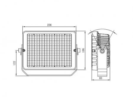 كشاف عمل ليد مربع، سلسلة 10×8 LED Work Lamp, 8x10 Series