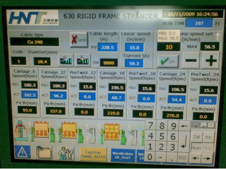 خط بثق العازل المتشابك للكابلات الكهربائية  Crosslinked Insulation Extrusion Line