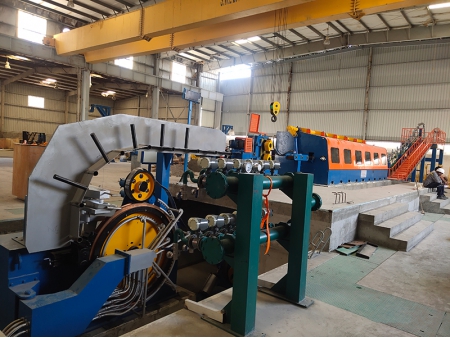 خط الإنتاج بالصب واللف المستمر لقضبان الألومنيوم Aluminum Rod Continuous Casting and Rolling Line