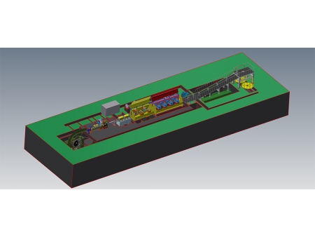 خط الإنتاج بالصب واللف المستمر لقضبان الألومنيوم Aluminum Rod Continuous Casting and Rolling Line