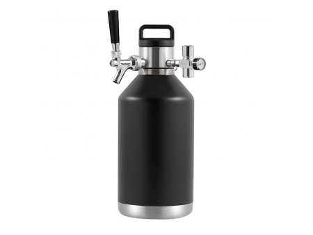 ترمس موزع مشروبات معزول بجدار مزدوج سعة 3.8 لتر  3.8L Double Wall Vacuum Insulated Beer Dispenser