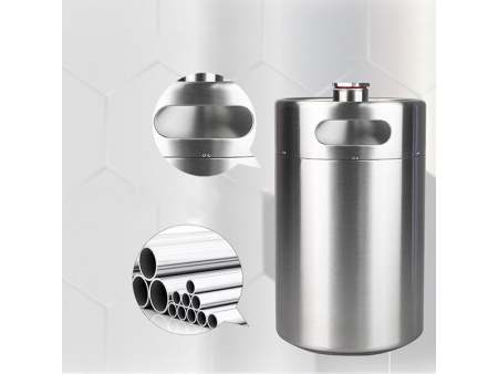 ترمس ستيل معزول بجدار مزدوج سعة 3.8 لتر/ ترموس ستانلس ستيل 3.8L Double Wall Vacuum Insulated Mini Keg