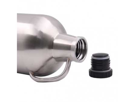 مطارة ستيل معزولة تحفظ الحرارة والبرودة سعة 3.78 لتر (مع غطاء لولبي للغلق المحكم) 3.78L Vacuum Screw Cap Growler