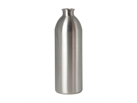 قارورة ستانلس ستيل سعة 1 لتر مع غطاء، زمزمية ستيل للحليب والمشروبات الغازية وغيرها 1L Stainless Steel Bottle