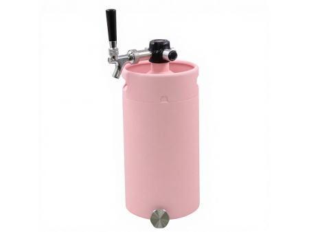 طقم برميل موزع المشروبات الفاكيوم بسعة 5 لتر من الستانلس ستيل 316L، بار مكتبي لتقديم المشروبات الغازية والكوكتيلات، مناسب للمنزل وتقديم المشروبات الكحولية والبيرة. Cocktail Keg Dispenser