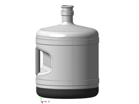 عبوة مياه الشرب من الستانلس ستيل 304 بمقبض مريح سعة 4 جالون (15.1 لتر)  4 Gallon Stainless Steel Water Jug