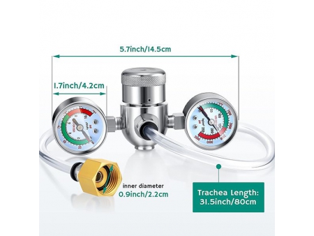 منظم النيتروجين مع 2 من عدادات القياس Dual Gauge Nitrogen Regulator