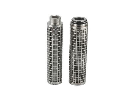 شمعة فلتر مياه ستانلس ستيل ملبدة بالألياف، سلسلة PHSF Stainless Steel Fiber Sintered Felt Filter Cartridge