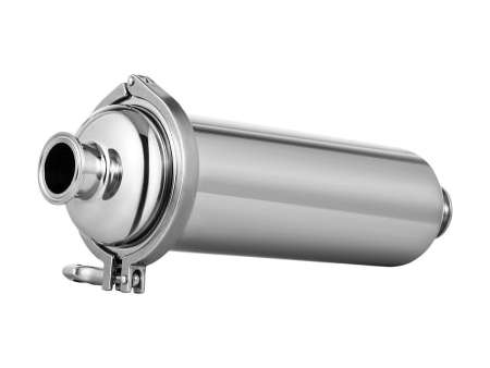 غلاف مرشح ستيل مدمج لشمعة فلتر واحدة Stainless Steel In-line Filter Housing