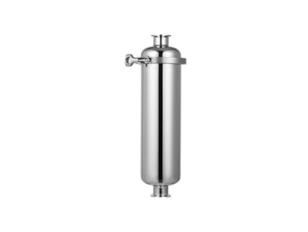 غلاف مرشح ستيل مدمج لشمعة فلتر واحدة Stainless Steel In-line Filter Housing