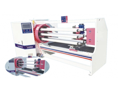 ماكينة سليتر تقطيع آلية ذات ست محاور، JY-706 Six-Shaft Automatic Log Slitter, JY-706