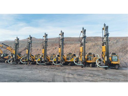 جهاز الحفر الهيدروليكي المجنزر المدمج/ حفار هيدروليكي على جنزير، سلسلة JK810-3 Integrated Hydraulic Crawler Mounted DTH Drilling Rig