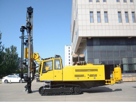 جهاز الحفر الهيدروليكي المجنزر المدمج/ حفار هيدروليكي على جنزير، سلسلة JK810-3 Integrated Hydraulic Crawler Mounted DTH Drilling Rig