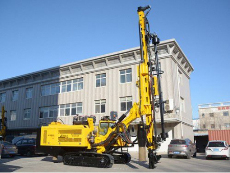 جهاز الحفر الهيدروليكي المجنزر المدمج/ حفار هيدروليكي على جنزير، سلسلة JK830-2 Integrated Hydraulic Crawler Mounted DTH Drilling Rig