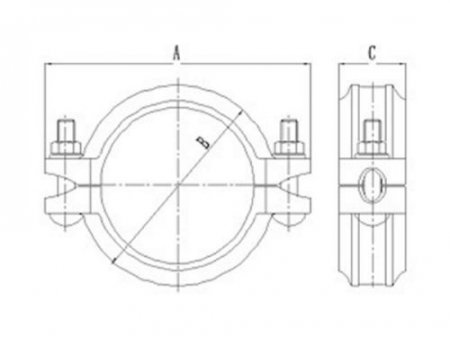 وصلة جروف مرنة Grooved Flexible Coupling