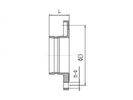 فلانشة جروف برقبة Grooved Adaptor Flange