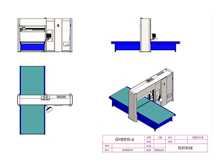 ماكينة CNC لقطع الفوم (شفرة قطع رأسية)، GV8                     (آلة CNC للقطع المحيطي للفوم بشفرة قطع رأسية)