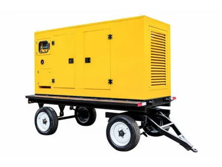 مولد كهرباء ديزل مثبت على مقطورة Trailer Mounted Diesel Generators