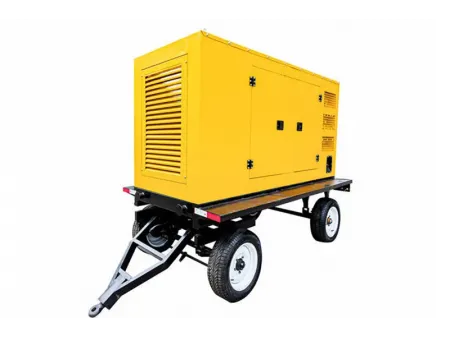 مولد كهرباء ديزل مثبت على مقطورة Trailer Mounted Diesel Generators