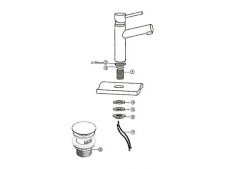 صنابير ذات فتحة واحدة Single Hole Mixers