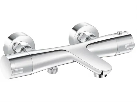 صنبور حمام ثرموستاتي مثبت على الحائط، خلاط حمام Thermostatic Bath Faucet