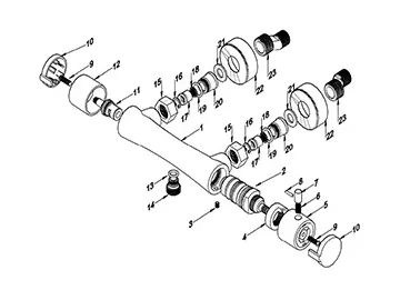 خلاط دش ثرموستاتي Thermostatic Shower Faucet