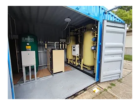 مولد النيتروجين PSA في حاوية Containerized PSA Nitrogen Generator