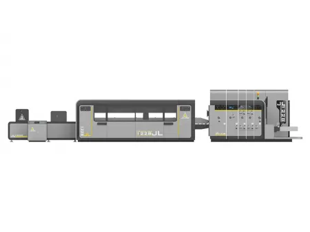 خط إنتاج صناديق كرتون آلي (طباعة فلكسو، تحزيز، قطع بالقوالب، اللصق) Auto Flexo Printer Slotter Die Cutter (with Inline ماكينة الطي واللصق بالغراء)