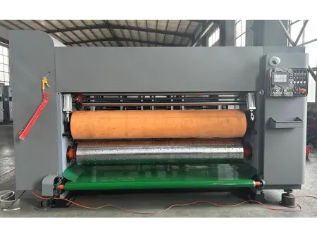 خط إنتاج صناديق كرتون آلي بسرعة عالية (طباعة فلكسو، تحزيز، قطع بالقوالب) Auto High Speed Flexo Printer Slotter Die Cutter Stacker