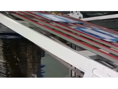 خط إنتاج صناديق كرتونية آلي (طباعة فلكسو، تحزيز، قطع بالقوالب) Auto Flexo Printer Slotter Die Cutter Stacker