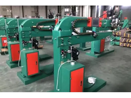 ماكينة تدبيس كرتون ذات ذراع ومحرك سيرفو مزدوج Arm Box Stitcher with Double Servo Motor