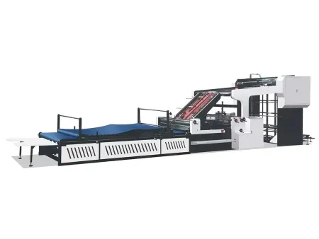 ماكينة تصفيح فلوت الكرتون آلية بسرعة عالية (200 قطعة في الدقيقة) Automatic High Speed Flute Laminator (200pc/min)