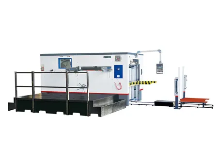 ماكينة تقطيع وتجعيد بأسطمبات تكسير مسطحة نصف آلية Semi-Automatic Flatbed Die Cutting and Creasing Machine