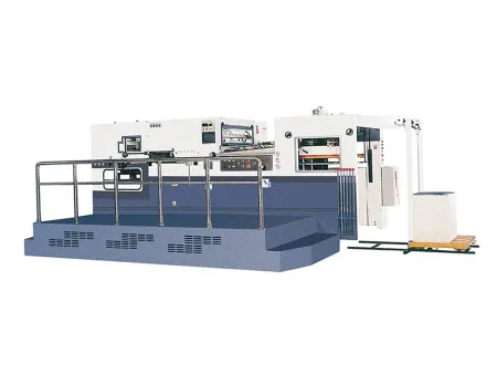 ماكينة تقطيع وتجعيد بأسطمبات تكسير مسطحة آلية Automatic Flatbed Die Cutting and Creasing Machine