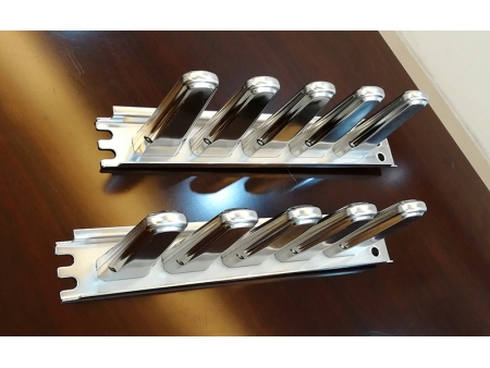 قالب خطي ستانلس ستيل لصناعة آيس كريم ستيك ومثلجات البوظة والعصائر Vitaline 5 Lane Ice Cream Machine Stainless Steel Popsicle Mold