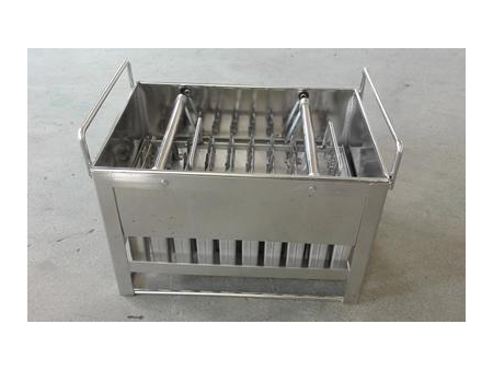 قالب صناعة الآيسكريم ستيك اليدوي/ إنتاج بوظة أبو عود/ آيس كريم بالأعواد 5×10 Manual Frozen Ice Cream Equipment Stainless Steel Ice Pop Mold