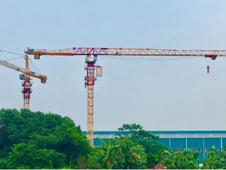 رافعات برجية مسطحة، أوناش برجية، كرينات Flat-Top Tower Crane