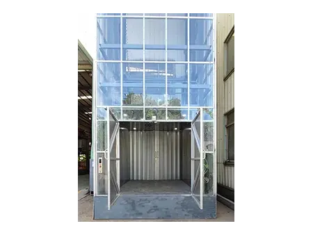 مصعد حمل ونقل المواد والبضائع بنظام هيدروليكي، سلسلة ASY Hydraulic Cargo Elevator